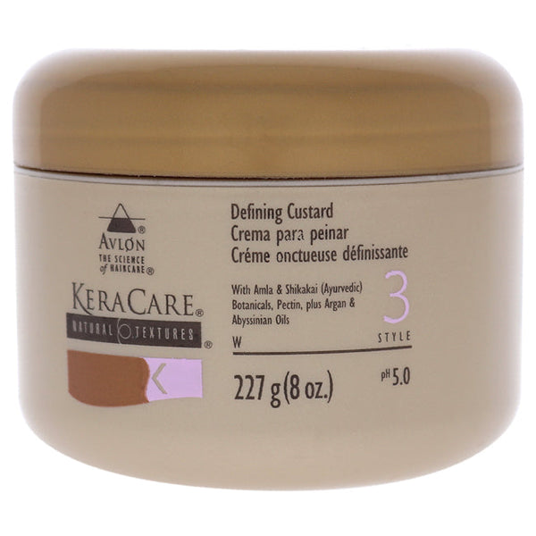 Avlon KeraCare Natural Defining Custard Cream by Avlon for Unisex - 8 oz Cream