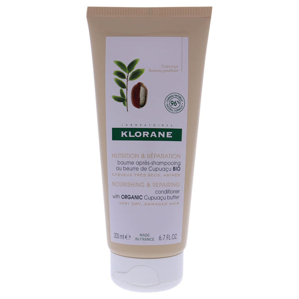 Klorane Nourishing and Repairing Conditioner with Cupuacu Butter by Klorane for Women - 6.7 oz Conditioner