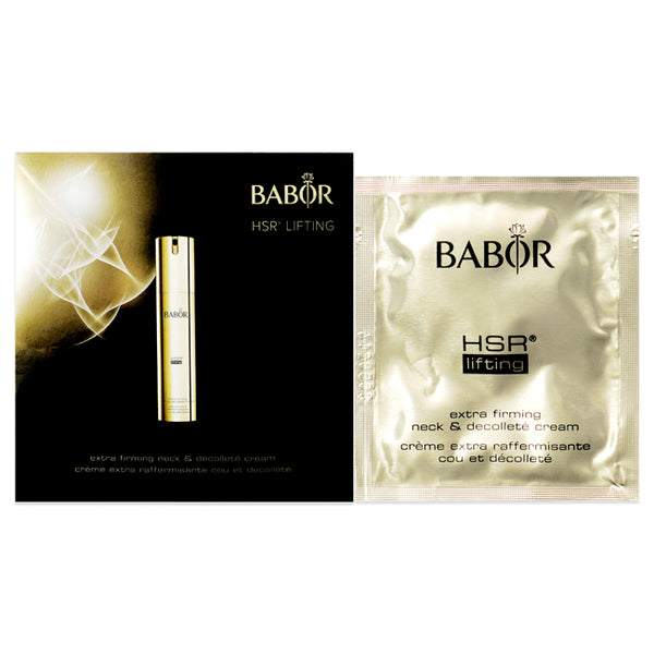 HSR Lifting Extra Firming Neck And Decollete Cream by Babor for Women - 1 Pc Cream (Sample)