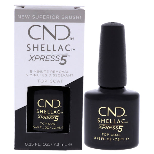 CND Shellac Xpress 5 Top Coat by CND for Women - 0.25 oz Nail Polish