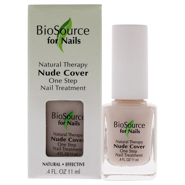 BioSource Natural Therapy Nude Cover by BioSource for Women - 0.4 oz Nail Treatment