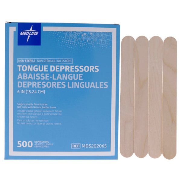 Medline Tongue Depressors No-Sterile by Medline for Unisex - 500 Pc Depressors