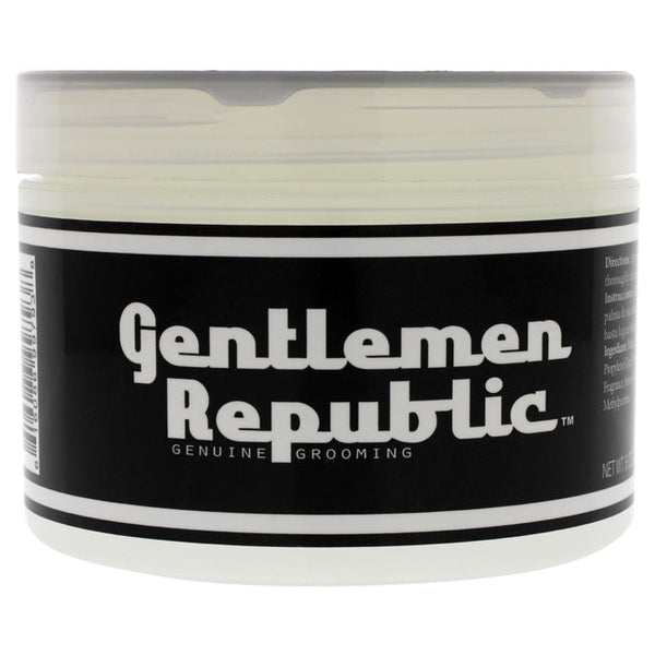 Gentlemen Republic Stiff Pomade - Stiff Hold and High Shine by Gentlemen Republic for Men - 8 oz Pomade