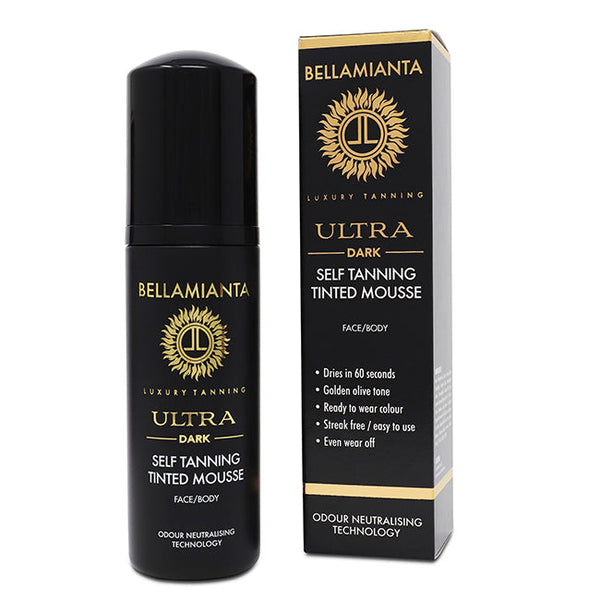 Bellamianta Self-Tanning Tinted Mousse - Ultra Dark by Bellamianta for Women - 5.07 oz Bronzer