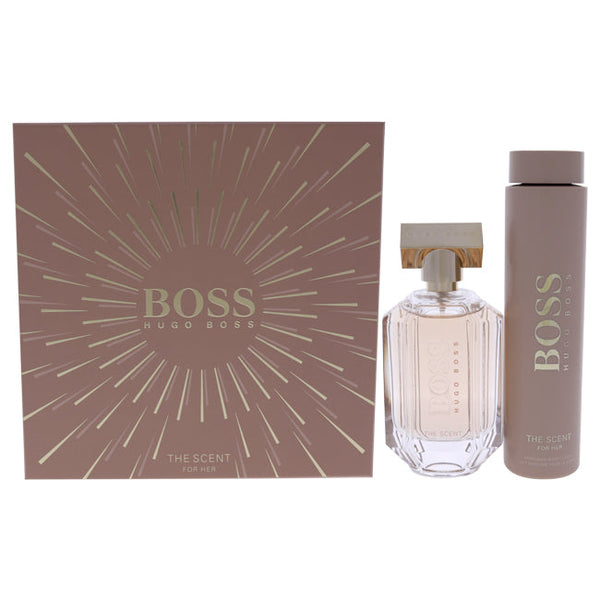 Hugo Boss Boss The Scent by Hugo Boss for Women - 2 Pc Gift Set 3.4oz EDP Spray, 6.7oz Body Lotion