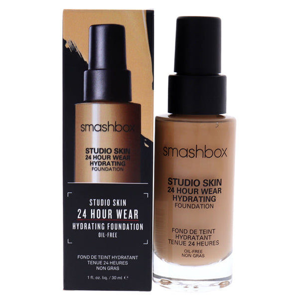 Smashbox Studio Skin 24 Hour Wear Hydrating Foundation - 2.4 Light-Medium With Warm-Peach Undertone by Smashbox for Women - 1 oz Foundation