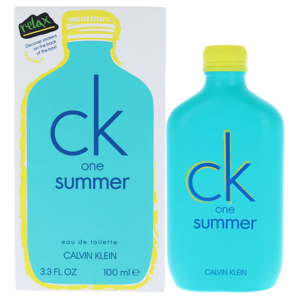 Calvin Klein CK One Summer by Calvin Klein for Unisex - 3.3 oz EDT Spray (2020 Limited Edition)