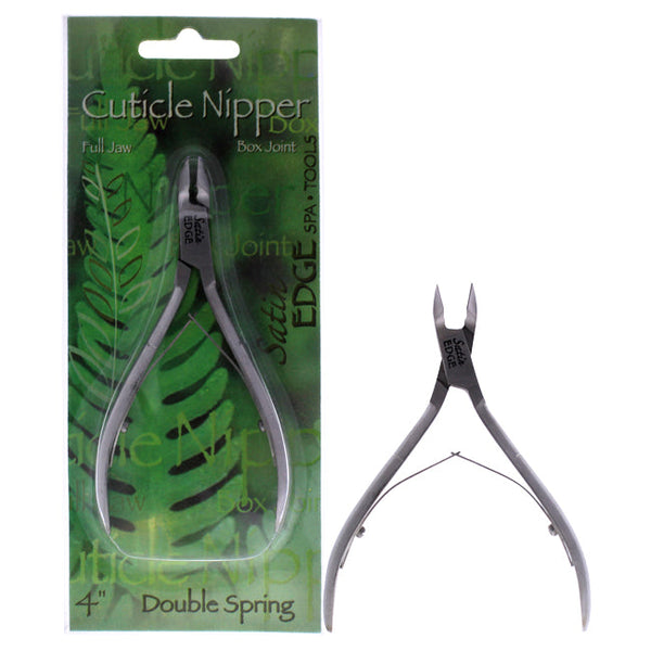 Satin Edge Cuticle Nipper Double Spring - Full Jaw by Satin Edge for Unisex - 4 Inch Cuticle Nipper