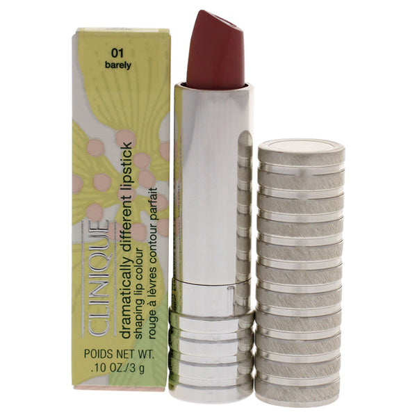 Clinique Dramatically Different Shaping Lip Colour - 01 Barely by Clinique for Women - 0.10 oz Lipstick