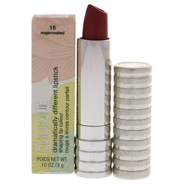 Clinique Dramatically Different Shaping Lip Colour - 15 Sugarcoated by Clinique for Women - 0.10 oz Lipstick