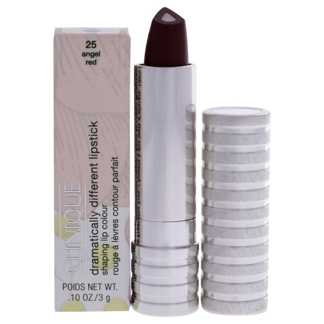 Clinique Dramatically Different Shaping Lip Colour - 25 Angel Red by Clinique for Women - 0.10 oz Lipstick