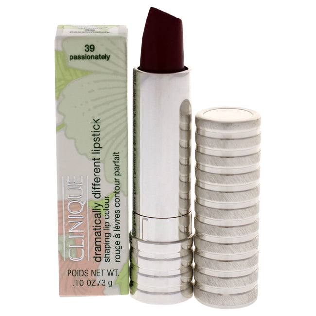 Clinique Dramatically Different Shaping Lip Colour - 39 Passionately by Clinique for Women - 0.10 oz Lipstick