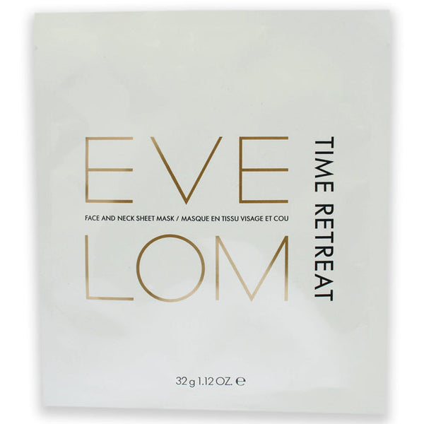 Eve Lom Time Retreat Face and Neck Sheet Mask by Eve Lom for Unisex - 1 Pc Mask