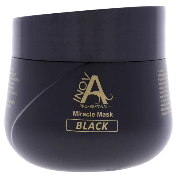 Inova Professional Color Deposit Miracle Mask - Black by Inova Professional for Unisex - 10.2 oz Masque