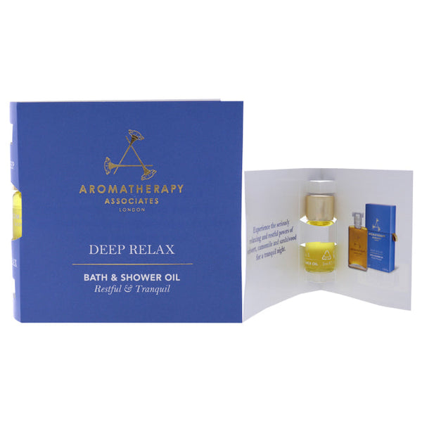 Aromatherapy Associates Deep Relax Bath And Shower Oil by Aromatherapy Associates for Unisex - 0.1 oz Oil