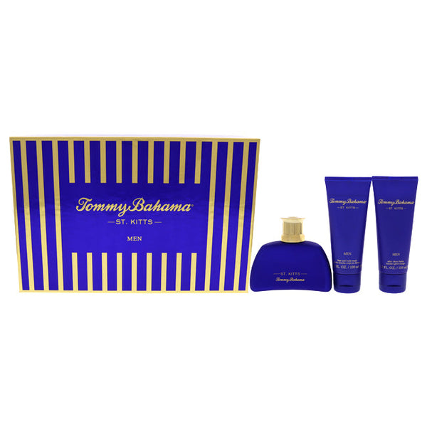 Tommy Bahama St Kitts by Tommy Bahama for Men - 3 Pc Gift Set 3.4oz EDC Spray, 3.4oz After Shave Balm, 3.4oz Hair and Body Wash