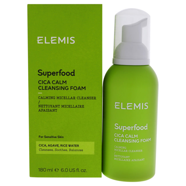 Elemis Superfood Cica Calm Cleansing Foam by Elemis for Women - 6 oz Cleanser