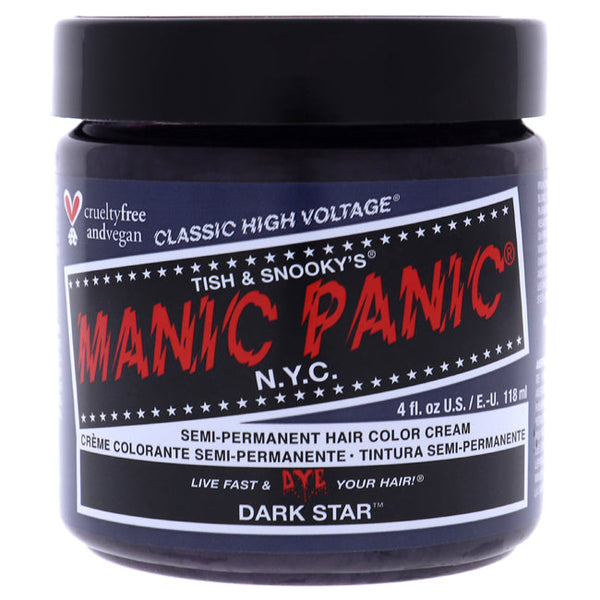 Manic Panic Classic High Voltage Hair Color - Dark Star by Manic Panic for Unisex - 4 oz Hair Color