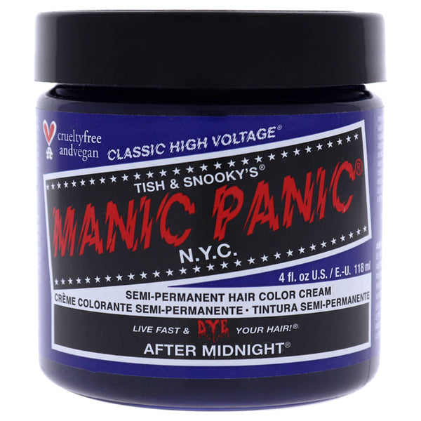 Manic Panic Classic High Voltage Hair Color - After Midnight by Manic Panic for Unisex - 4 oz Hair Color