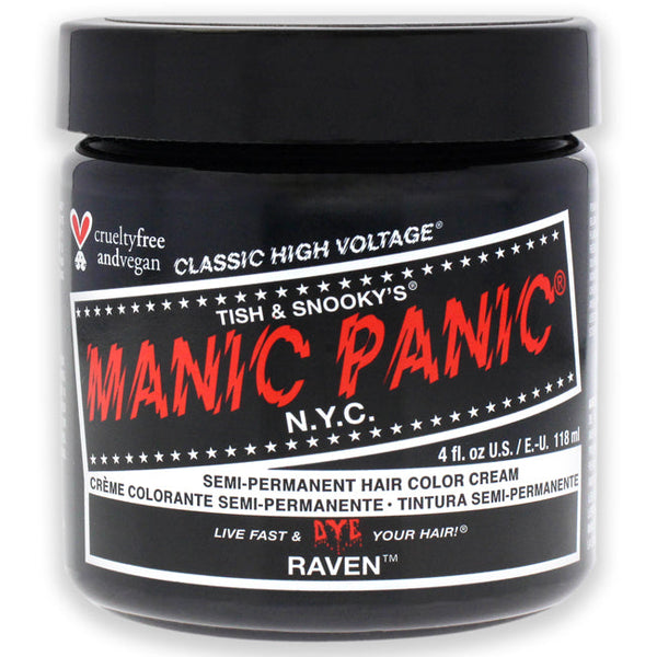 Manic Panic Classic High Voltage Hair Color - Raven by Manic Panic for Unisex - 4 oz Hair Color