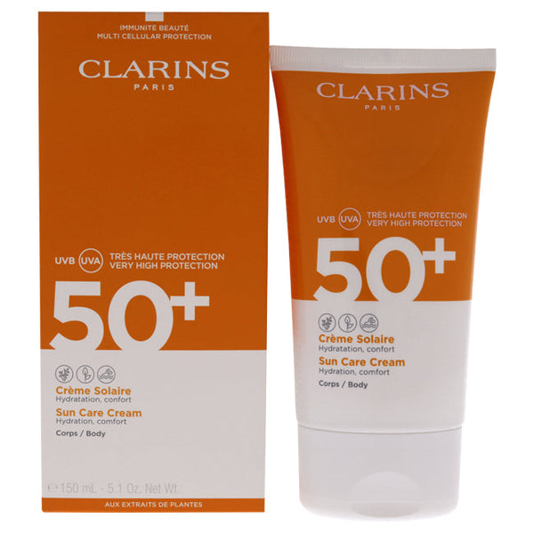 Clarins Sun Care Cream SPF 50 by Clarins for Unisex - 5.1 oz Sunscreen