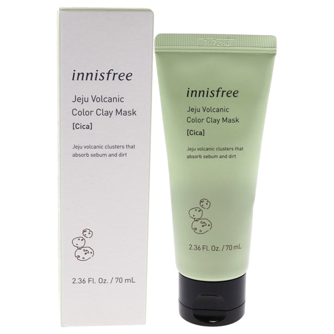 Innisfree Jeju Volcanic Color Clay Mask - Cica by Innisfree for Unisex - 2.36 oz Mask
