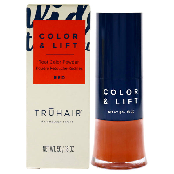 Truhair Color and Lift Root Color Powder - Red by Truhair for Unisex - 0.18 oz Hair Color
