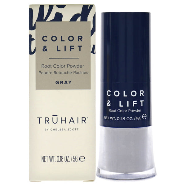 Truhair Color and Lift Root Color Powder - Gray by Truhair for Unisex - 0.18 oz Hair Color