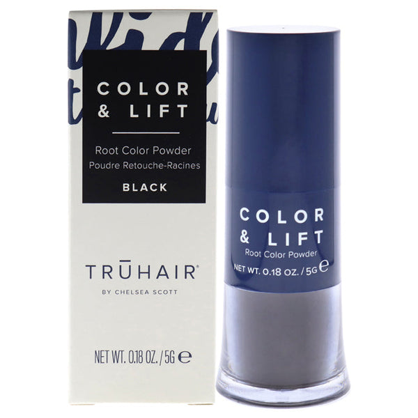 Truhair Color and Lift Root Color Powder - Black by Truhair for Unisex - 0.18 oz Hair Color