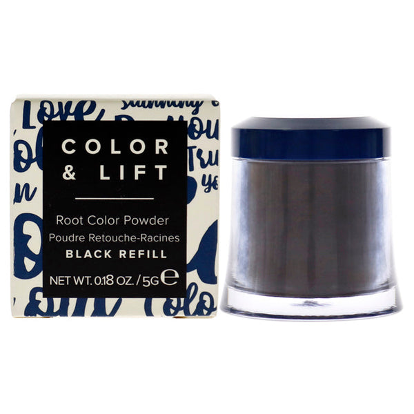Truhair Color and Lift Root Color Powder - Black by Truhair for Unisex - 0.18 oz Hair Color (Refill)