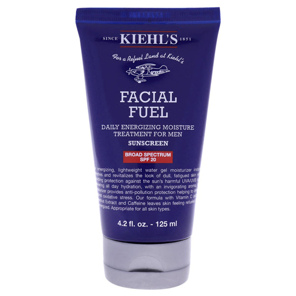 Kiehl's Facial Fuel Daily Energizing Moisture Treatment SPF 20 by Kiehls for Men - 4.2 oz Treatment