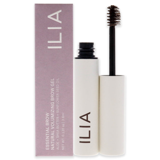 ILIA Beauty Essential Brow Gel - Dark Brown by ILIA Beauty for Women - 0.13 oz Eyebrow Gel