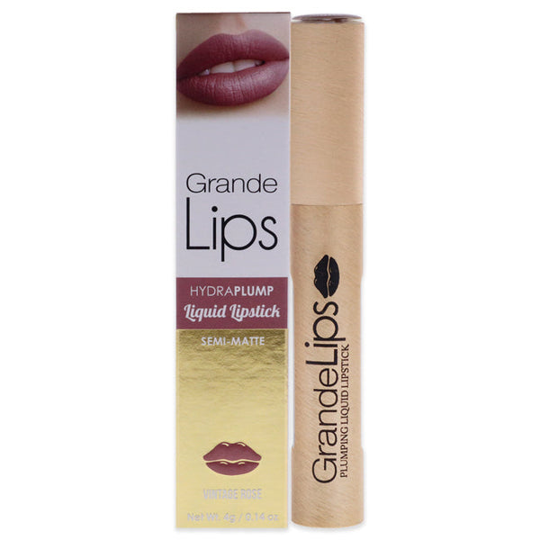 Grande Cosmetics GrandeLIPS Plumping Liquid Lipstick Semi Matte - Vintage Rose by Grande Cosmetics for Women - 0.14 oz Lipstick