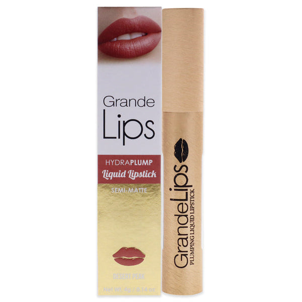Grande Cosmetics GrandeLIPS Plumping Liquid Lipstick Semi Matte - Desert Peak by Grande Cosmetics for Women - 0.14 oz Lipstick