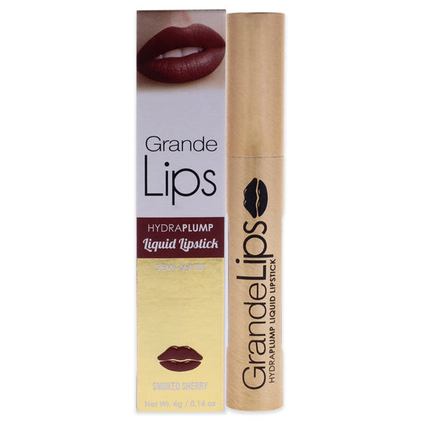 Grande Cosmetics GrandeLIPS Plumping Liquid Lipstick Semi Matte - Smoked Sherry by Grande Cosmetics for Women - 0.14 oz Lipstick