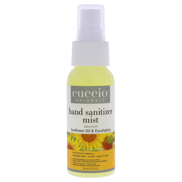 Cuccio Hand Sanitizer Mist - Sunflower Oil and Eucalyptus by Cuccio for Unisex - 2 oz Hand Sanitizer
