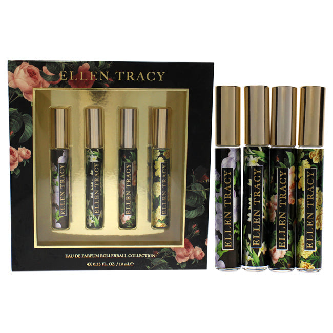 Ellen Tracy Ellen Tracy by Ellen Tracy for Women - 4 Pc Mini Gift Set 0.33oz Ellen Tracy Courageous EDP Spray, 0.33oz Ellen Tracy Inspiring EDP Spray, 0.33oz Ellen Tracy Radiant EDP Spray, 0.33oz Ellen Tracy Confident EDP Spray