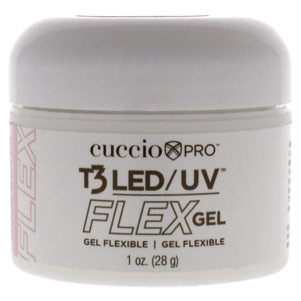 Cuccio Pro T3 LED-UV Flex Gel - Nude Cover by Cuccio Pro for Women - 1.0 oz Nail Gel
