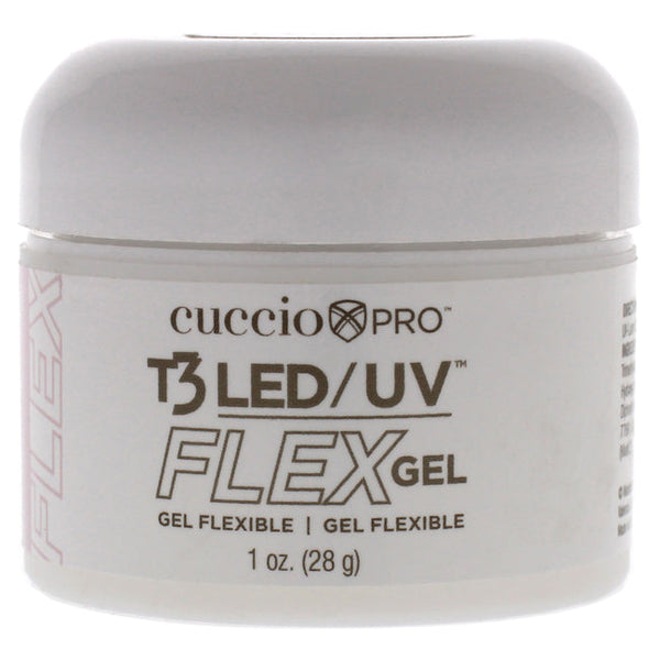 Cuccio Pro T3 LED-UV Flex Gel - Natural Cover by Cuccio Pro for Women - 1.0 oz Nail Gel