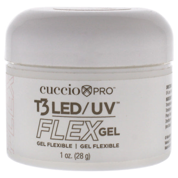 Cuccio Pro T3 LED-UV Flex Gel - Peach Pink by Cuccio Pro for Women - 1.0 oz Nail Gel