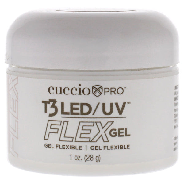 Cuccio Pro T3 LED-UV Flex Gel - Ivory Cover by Cuccio Pro for Women - 1.0 oz Nail Gel