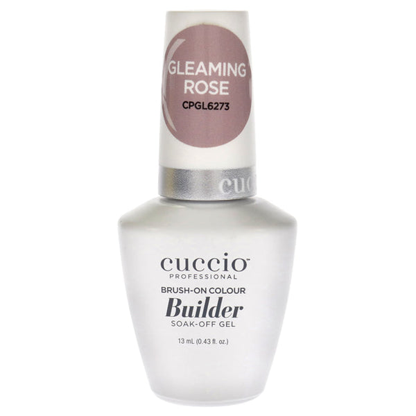 Cuccio Pro Brush-On Colour Builder Soak Off Gel - Gleaming Rose by Cuccio Pro for Women - 0.43 oz Nail Polish