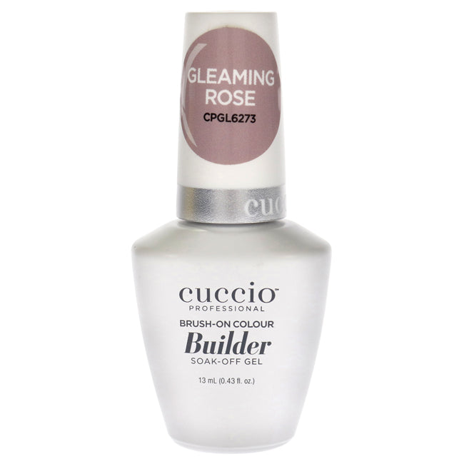 Cuccio Pro Brush-On Colour Builder Soak Off Gel - Gleaming Rose by Cuccio Pro for Women - 0.43 oz Nail Polish