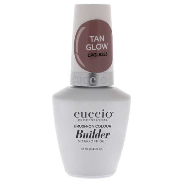 Cuccio Pro Brush-On Colour Builder Soak Off Gel - Tan Glow by Cuccio Pro for Women - 0.43 oz Nail Polish