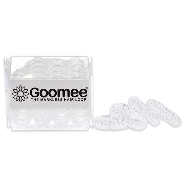 Goomee The Markless Hair Loop Set - Diamond Clear by Goomee for Women - 4 Pc Hair Tie