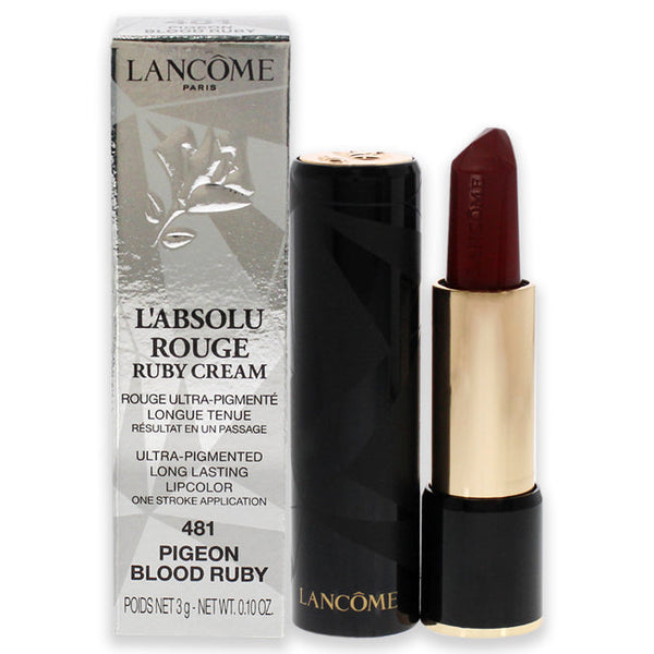 Lancome LAbsolu Rouge Ruby Cream Lip Color - 481 Pigeon Blood Ruby by Lancome for Women - 0.1 oz Lipstick