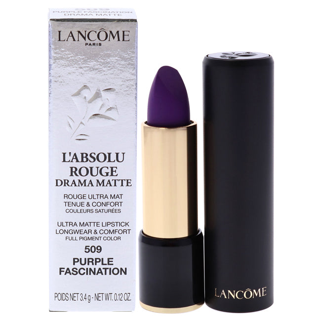 Lancome LAbsolu Rouge Drama Matte Lipstick - 509 Purple Fascination by Lancome for Women - 0.12 oz Lipstick