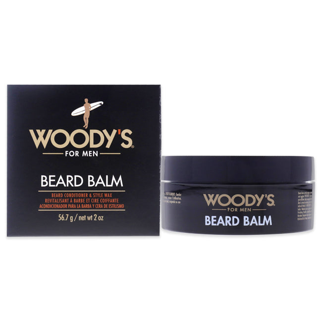 Woodys Beard Balm by Woodys for Men - 2 oz Balm