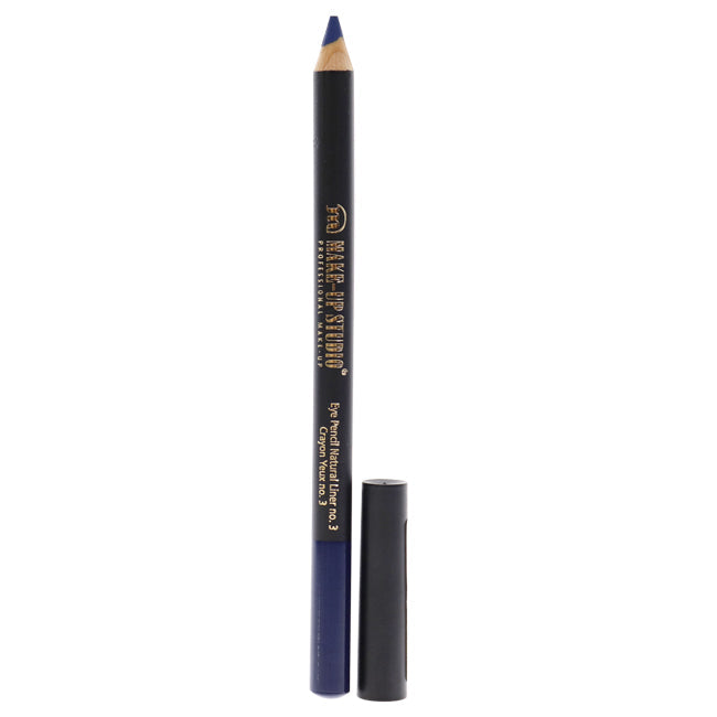 Make-Up Studio Natural Liner Pencil - 3 Blue by Make-Up Studio for Women - 1 Pc Eyeliner