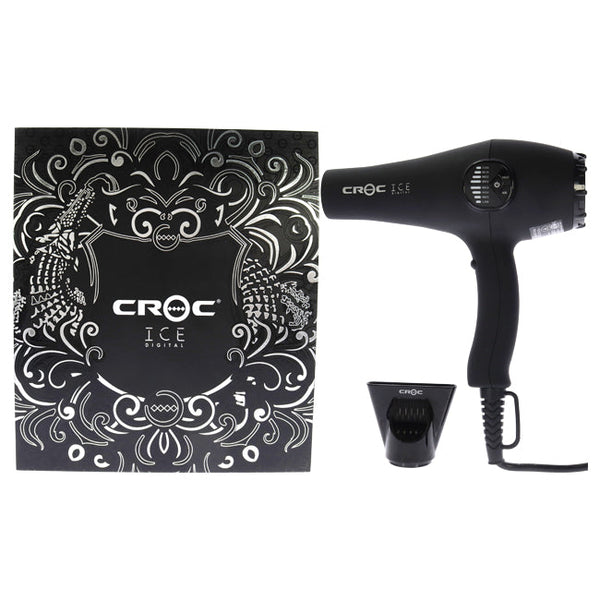 Croc Premium ICE Digital Blow Dryer - Black by Croc for Unisex - 1 Pc Hair Dryer